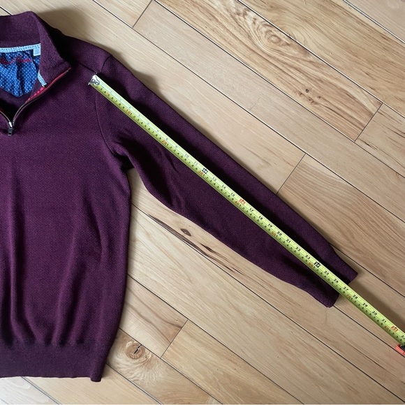 ROBERT Graham 1/4 Zip Long Sleeve Sweatshirt - Picture 8 of 10